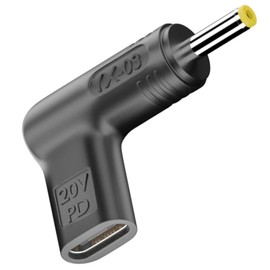 USB C laptop charge adapter 4.0x1.7mm 20v DC Adapter, Male to DC Female 12V 19V 20V Adapter, DC 4.0x1.7mm Adapter to USB C Adapter made for Lenovo Ideapad Yoga Laptop Series