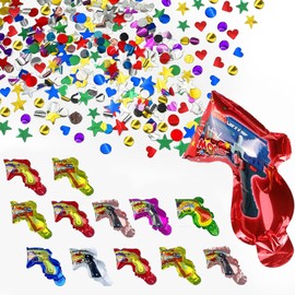 KOBOKO Confetti Gun Set, Confetti Cannon, Wedding Party Decoration, Party Confetti Cannon, Confetti Birthday Glitter Paper, Confetti Gun, Balloons, Table Fireworks, Confetti, Birthday, Anniversary