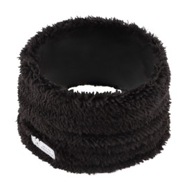 Pesaat Thick Fleece Baby Scarf For Boys Girls Warm Infant Toddler Scarves Kids Neck Warmer Thermal 1-5Y (Black)