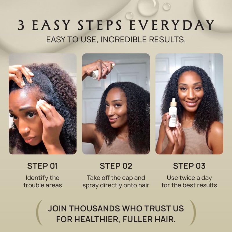 Lebanta Hair Growth Oil Spray - 100% Pure Ingredients For