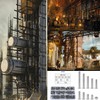 400 Pcs M4 Bolts and Nuts Set, Hex Socket Button