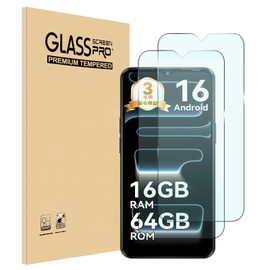For Blackview WAVE 7C Glass Film, High Touch Sensitivity, Blackview Wave 7C Protective Film, Fingerprint Certified, Shockproof, 2-Pack Cell Phone LCD Film, High Gloss, Fingerprint Prevention, 9H