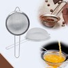 BRICOMIRAS Stainless Steel 20 cm Kitchen Strainer, Fine Mesh for