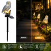 Solar Owl Garden Stake Light for Outdoor Décor – LED