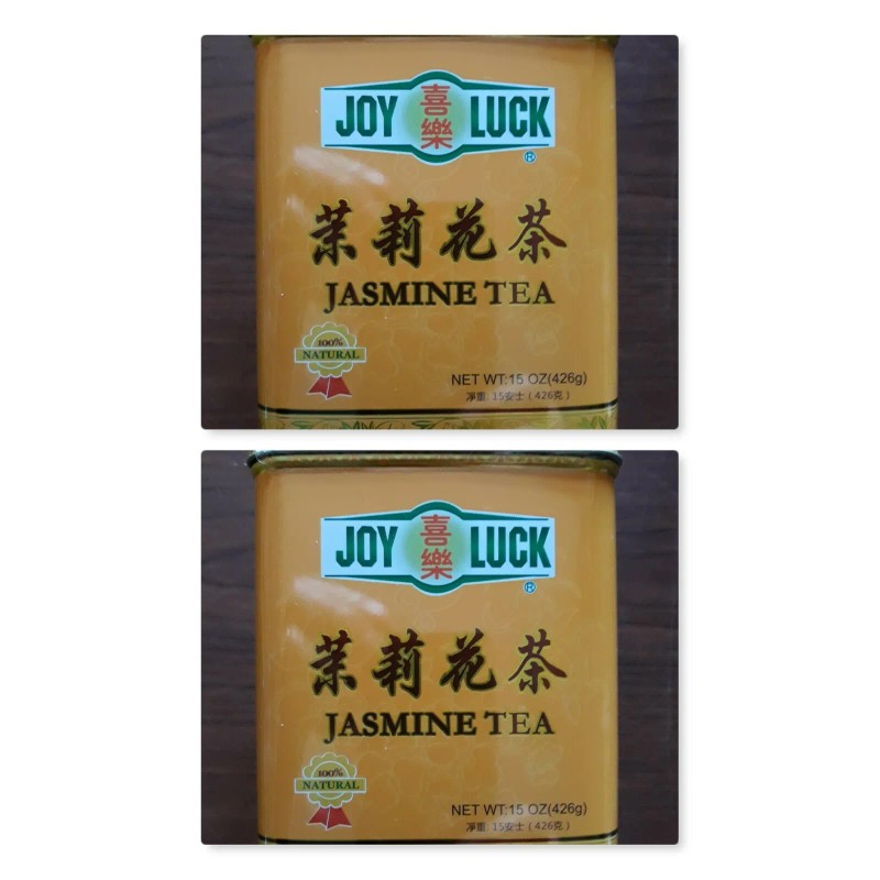 Joy Luck 2 CANS: Joy Luck Tea, Jasmine, 15oz/426g ea.