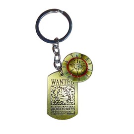 ZeeDa Anime One Piece Keychain Luffy Straw Hat Key Chain