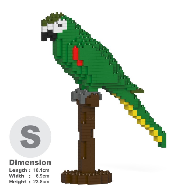 JEKCA Hahn's Macaw 01S | Plastic Building Blocks | Age