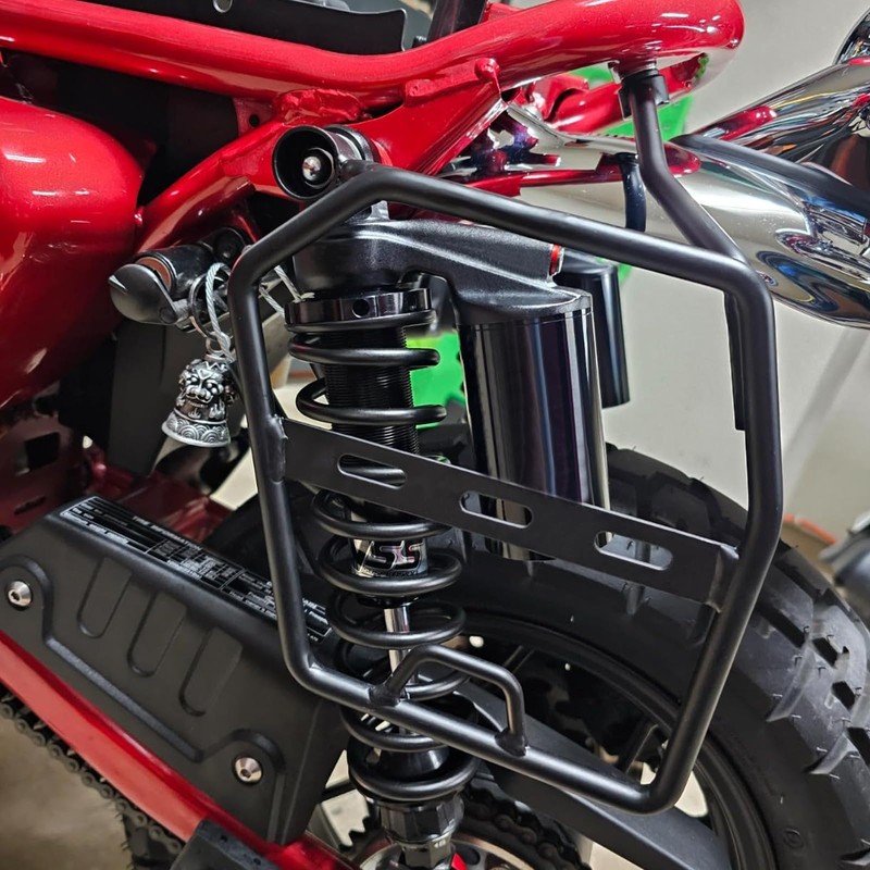 KKZOL Motorcycle Side Saddle Bag Support Rack Replacement for Honda