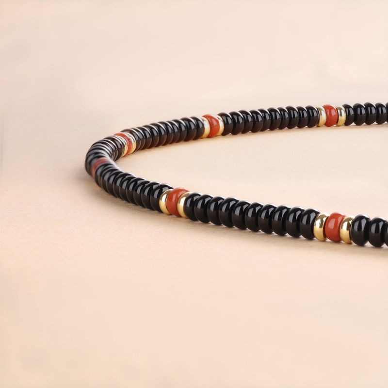 GAVU Gemstone Pearl Necklace for Men, Stone, No Gemstone