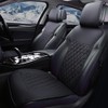 LUSRAIT Universal Seat Cushion, Comfortable Seat Cover with Full Back