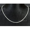 NicoWerk SKE571 Women's Silver Necklace 925 Sterling Silver Simple Shiny