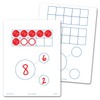 EAI Education Ten Frames & Number Bonds Flexible Dry-Erase Boards