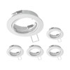 ledscom.de Fere Ceiling Mounting Frame, Round, Swivelling, Matt White, Pack