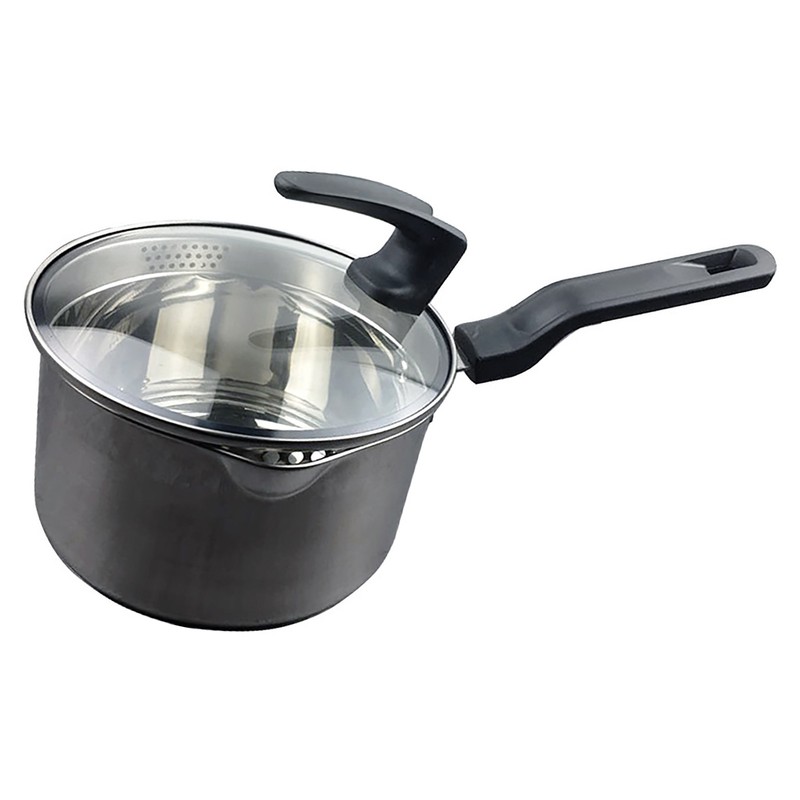 Milk Pot Thicken Stainless Steel Small Pot Nonstick Saucepan Portable
