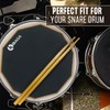 Silent Drum Practice Pad - 12 Inches Double Sided Drum