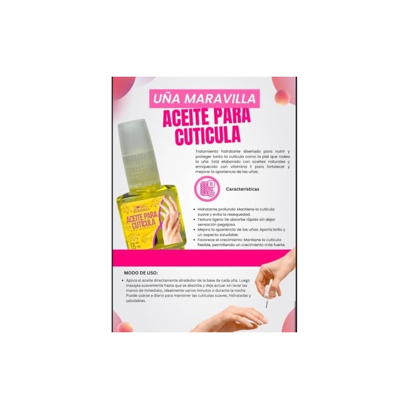 Esmalte Aceite Para Cutícula - KJ Beauty Producto 100% Mexicano