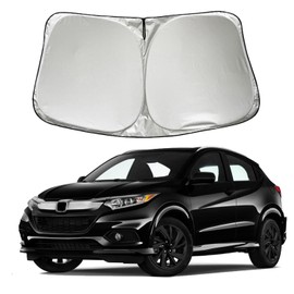 SZYUCHEN Car Windshield Sun Shade Sunshade Compatible with Honda HRV/HR-V 2022 2021 2020-2016 LX Sport EX EX-L Accessories, Foldable Car Front Window Sun Shield Visor