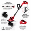 Cordless Electric Garden Tiller for Soil Cultivation – Anti-Tangle Blades