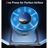 2025 New Desk Fan, Quiet Air Circulator Mini Fan for