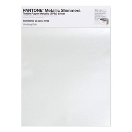 Pantone Metallic Shimmer TPM, 8.5x11 Inch Sheet, 20-0014 Wedding Bells