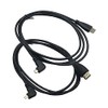 Seadream Angled Micro HDMI to HDMI Cable 2Pack 5Feet 1.5M