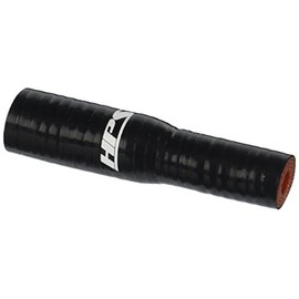 HPS HTSR-031-050-BLK Silicone High Temperature 4-ply Reinforced Reducer Coupler Hose, 100 PSI Maximum Pressure, 4" Length, 1/3" > 1/2" ID, Black