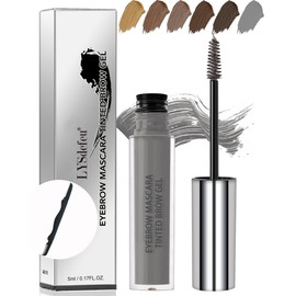 Gray Eyebrow Gel Tinting Kit,Light Grey Waterproof Eye Brow Stain for Women