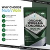 Spirulina & Chlorella | 3 Months Supply | 180 Capsules