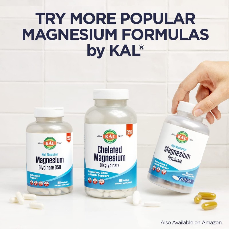 KAL Cal-Citrate+, Calcium Citrate Plus Vitamin D-3 and 500 mg