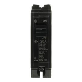 GE Energy Industrial Solutions THQL1120 20A, Single Pole Circuit Breaker, 1" Per Pole, 120V, Bulk