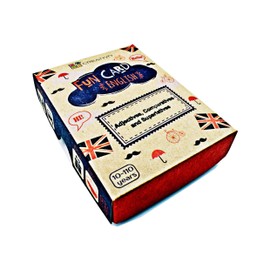 Fun Card English Adjectives, Comparatives and Superlatives (educational flash cards + exciting game)