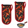 2PCS Hot Handle Covers Cast Iron Skillet Handle Covers Heat