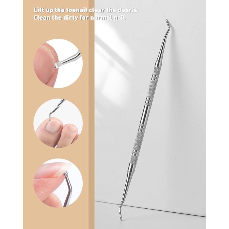 Ingrown Toenail File & Lifter Set- Podiatrist Preferred Ingrown Toenail