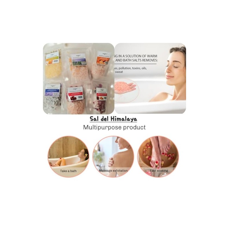 Sales del Himalaya Exfoliantes Aromaticas Manicura Pedicura (150 GR, Naranja)