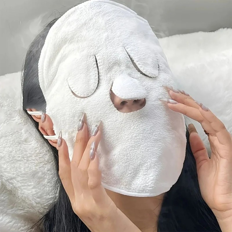 Reusable Hot & Cold Compress Face Towel — Moisturizing Facial