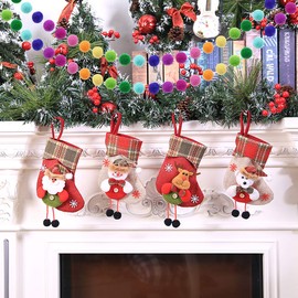 UBERMing 2 Packs Pom Pom Garlands Rainbow Felt Ball Garland Hanging Ornaments Pom Pom Decoration 2m/ 6.56ft 24 Balls for Party Festivals Christmas Tree Wall Decoration