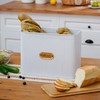 HOME PALETTE Extra Large Bread Box for Kitchen Countertop Corner