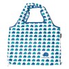 SCANDINAVIANFOREST Folding Shopping Bag, Hedgehog (Indigo), purple, (indigo)