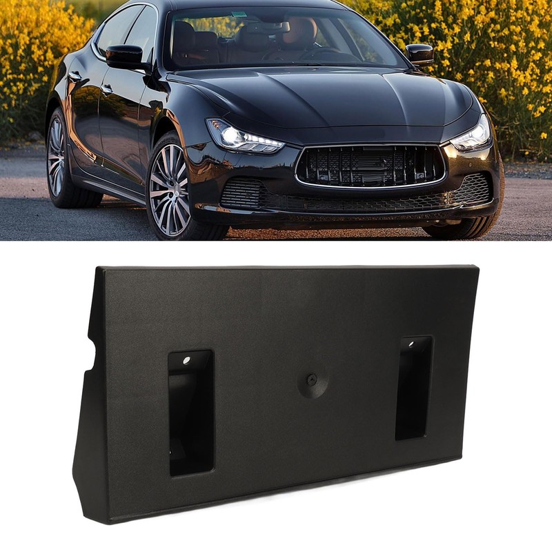 Front License Plate Holder License Plate Mounting Bracket for Ghibli