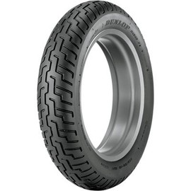 110/90-19 (62H) Dunlop D404 Front Motorcycle Tire Black Wall for Suzuki Boulevard S83 VS1400 2005-2009