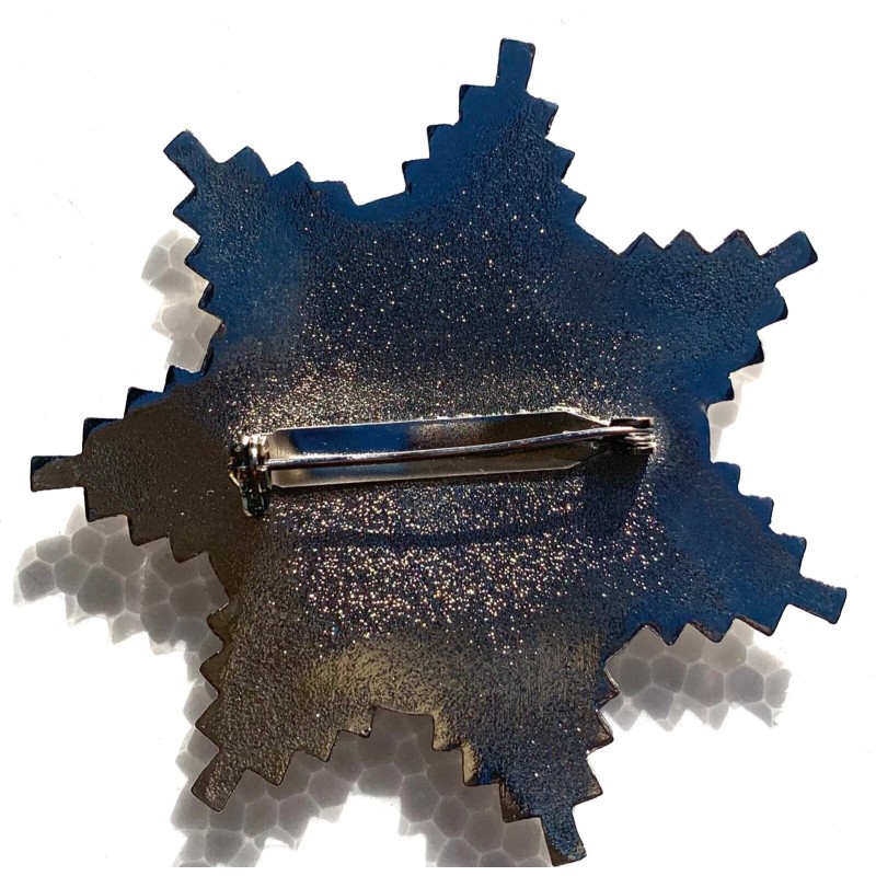 Knights Templar Silver uniform badge