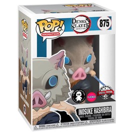Funko Pop Animation: Demon Slayer - Inosuke Exclusive (Flocked)