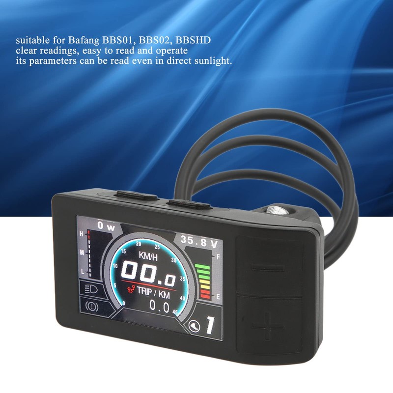 Xunn Ebike Display, 24V-48V LCD Meter, Electric Bike Computer, BBS01/02/HD
