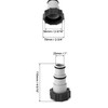 QWORK® 2 Sets Pool Adapter A, Pool Hose Adapter, Pool