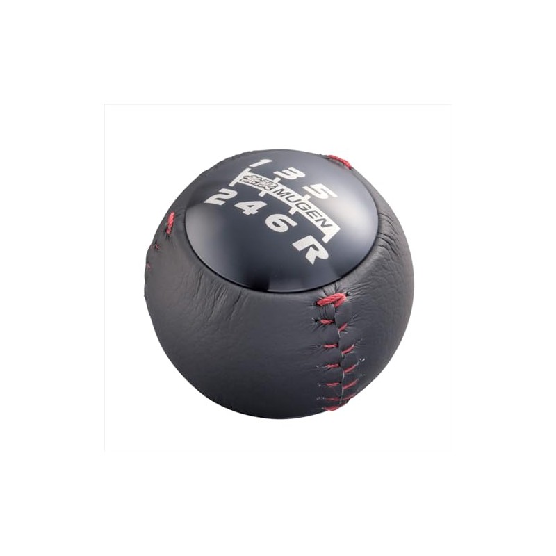 Mugen Civic 54102-XMEB-K0S0-BK Leather Shift Knob Leather Shift Knob (Fits