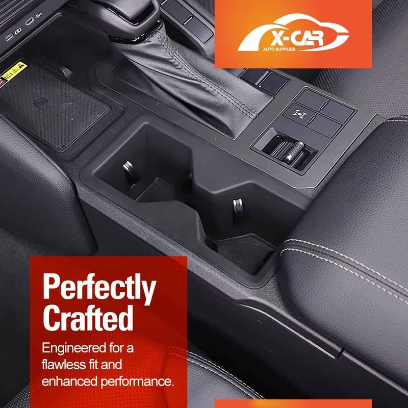 X-CAR Centre Console Rubber Cup Holder Insert for Toyota Prado