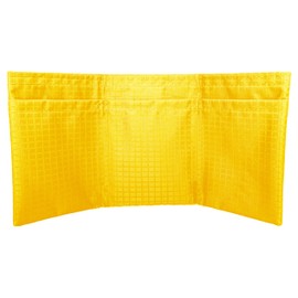 Ultralight Thin Slim Trifold Minimalist Wallet for Men & Women. Vegan. No Animal Products Used. Great For Front Pocket. Ultra-Compact Travel Partner (Canary Yellow), Canary Yellow, Small, Minimalist