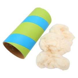 Hamster Play Tube Environmentally Friendly Safe Fun Tunnels Play Tube with Cotton for Small Pets