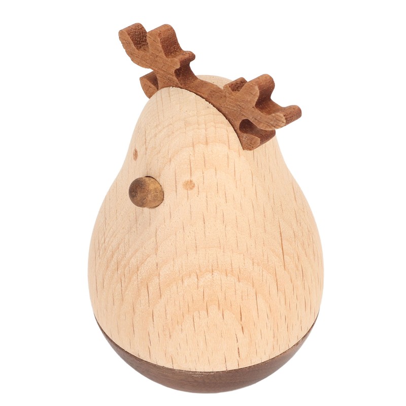 Deer Wobbler Cute Exquisite Sturdy Durable Wood Decorative Eye Catching