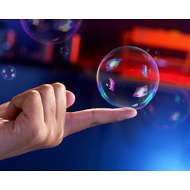 The Bubble Lab Bubbles for Kids – Catch & Stack, Explosion 3 Pack Bubble Wand, Interactive Outdoor Bubbles Play for Kids Ages 3+ – Sensory Fun with Hidden Monsters – STEM-Inspired Gift Idea